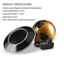 Carica l'immagine nel visualizzatore di Gallery, EASY EAGLE Levitazione Magnetica, Globo Magnetico LED Fluttuante 6'' Oro