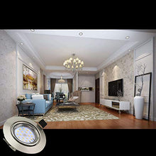 Carica l'immagine nel visualizzatore di Gallery, Lengjoy Faretti LED da Incasso per cartongesso,Orientabile con 2700k silver - Ilgrandebazar