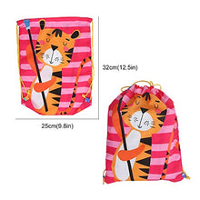 Carica l'immagine nel visualizzatore di Gallery, Zaino con Coulisse Bambini 12 Pezzi,Sportiva sacche Sacche da Multicolore