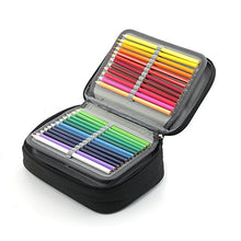 Carica l'immagine nel visualizzatore di Gallery, Laconile, astuccio porta penne di grande capacità, 72 scomparti per Black