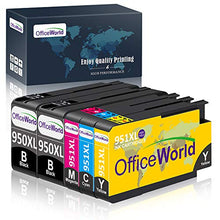 Carica l'immagine nel visualizzatore di Gallery, OfficeWorld 950XL 951XL Compatibile 2 Nero,1 Ciano,1 Magenta,1 Giallo
