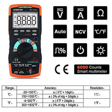 Carica l'immagine nel visualizzatore di Gallery, Multimetro Digitale BTMETER BT-770T (6000 conteggi, Auto Ranging) - Ilgrandebazar
