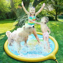 Carica l'immagine nel visualizzatore di Gallery, Hangrui Tappetino Gioco d'Acqua per Bambini, 180cm Ovale di Giallo