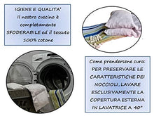 Carica l'immagine nel visualizzatore di Gallery, Cuscino con Noccioli di Ciliegia Bio Termico Made in ITALY Sfoderabile 48 x... - Ilgrandebazar