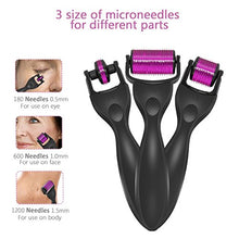 Carica l'immagine nel visualizzatore di Gallery, Dermaroller, iFanze Derma Roller Viso, Dermaroller 0.5, Titanio,... - Ilgrandebazar