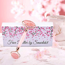 Carica l'immagine nel visualizzatore di Gallery, Derma Roller Quarzo Rosa 100% Trattamento Viso Rilassante Linfodrenante... - Ilgrandebazar