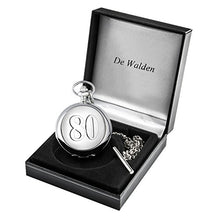 Carica l'immagine nel visualizzatore di Gallery, De Walden- Orologio da taschino con il numero 80 inciso sulla cassa,... - Ilgrandebazar