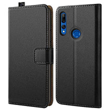 Carica l'immagine nel visualizzatore di Gallery, HOOMIL Cover per Huawei P Smart Z, Flip Case in Pelle PU Premium Nero - Ilgrandebazar