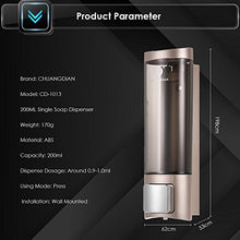 Carica l'immagine nel visualizzatore di Gallery, Anself CHUANGDIAN Dispenser Sapone da Muro 200ml - Champagne oro - Ilgrandebazar