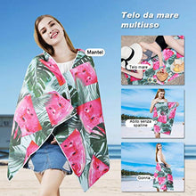 Carica l'immagine nel visualizzatore di Gallery, VBIGER Telo Mare Asciugamani Abbigliamento da Anguria