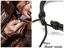 Carica l'immagine nel visualizzatore di Gallery, BESTEEL 28PCS Intrecciato Bracciali Pelle da Uomo Donna Punk Multilivello... - Ilgrandebazar