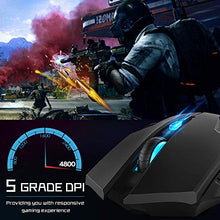 Carica l'immagine nel visualizzatore di Gallery, TECKNET Mouse da Gioco Wireless, Raptor 2.4G Gaming, per Nero