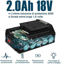 Carica l'immagine nel visualizzatore di Gallery, ORFELD Trapano Avvitatore Batteria, Leggerezza a Batteria con...