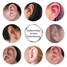 Carica l'immagine nel visualizzatore di Gallery, Sllaiss 4 Paia Mini Orecchini Cerchio 925 Argento per Donne Piccolo Rotondo... - Ilgrandebazar