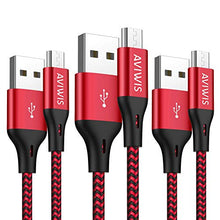 Carica l'immagine nel visualizzatore di Gallery, Cavo Micro USB, AVIWIS [3Pezzi 2M] Cavi USB Rapida Ricarica Nylon... - Ilgrandebazar