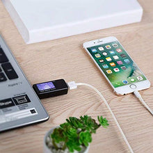 Carica l'immagine nel visualizzatore di Gallery, AMANKA Digitale USB QC3.0 Tester Multimetro 3V-30V 0-5.1A Display Tester...