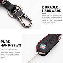 Carica l'immagine nel visualizzatore di Gallery, Cover Guscio Custodia in Pelle con Portachiavi per Chiave Alfa Romeo Mito...