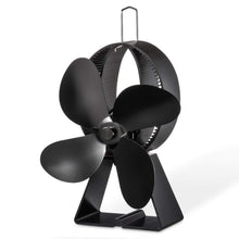 Carica l'immagine nel visualizzatore di Gallery, Ventilatore per camini a legna, da camino con 4 Lame Stufe a...