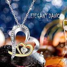Carica l'immagine nel visualizzatore di Gallery, Tojean, orecchini a perno in argento Sterling 925, regalo Cuore A White - Ilgrandebazar