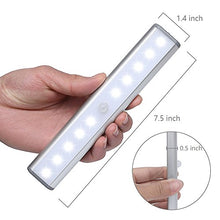 Carica l'immagine nel visualizzatore di Gallery, MOSTON Luce a LED Magnetica Ricaricabile con USB|10 Argento-base-2 Pacchi