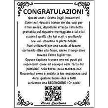 Carica l'immagine nel visualizzatore di Gallery, Gratta E Vinci Personalizzato Degli Innamorati Horus Ti Amo Perchè 2 - Ilgrandebazar