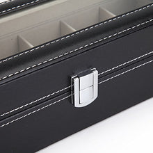 Carica l'immagine nel visualizzatore di Gallery, Readaeer scatola porta orologi per 6 Box Storage con coperchio in...