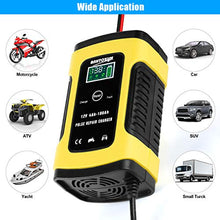 Carica l'immagine nel visualizzatore di Gallery, Caricabatteria Auto di Carica 6A/12V Multi Protezioni Automatico...