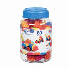 Carica l'immagine nel visualizzatore di Gallery, Bristle Blocks costruzioni a pettine - barattolo da 80 pezzi - Ilgrandebazar