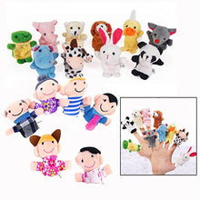Carica l'immagine nel visualizzatore di Gallery, Xrten 16 Pezzi Marionette Dita,Burattini a Dito Finger Puppets in Velluto...