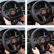 Carica l'immagine nel visualizzatore di Gallery, Kuke Coprivolante, Coprivolanti per auto in Silicone 34-40cm (Nero) Nero - Ilgrandebazar