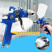 Carica l'immagine nel visualizzatore di Gallery, HVLP Pistola a Spruzzo 1.7mm Ugello 600cc d'aria Gravity Feed Paint Sprayer... - Ilgrandebazar