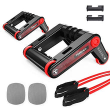 Carica l'immagine nel visualizzatore di Gallery, TOMSHOO 3 in 1 Ab Roller Maniglie per Flessioni Rullo Addominale...