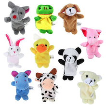 Carica l'immagine nel visualizzatore di Gallery, 10pcs Different Finger Cartoon Animal burattini in morbido velluto Dolls... - Ilgrandebazar