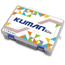 Carica l'immagine nel visualizzatore di Gallery, kuman Super Starter Kit per ArduinoIDE Mega2560, Mega328 e Nano con... - Ilgrandebazar