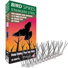 Carica l'immagine nel visualizzatore di Gallery, ASPECTEK Kit spuntoni per Uccelli in Acciaio Stainless Steel Without Glue
