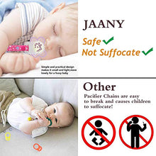 Carica l'immagine nel visualizzatore di Gallery, Clip per ciuccio e Silicone Pulsante Anello, Annhao Catenella Ciuccio Clip... - Ilgrandebazar