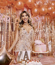 Carica l'immagine nel visualizzatore di Gallery, 100 Pezzi Palloncini Oro Rosa per Feste, Gold, Gold