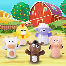 Carica l'immagine nel visualizzatore di Gallery, aeioubaby.com Marionette da Dito per Bambini | 5 Animali della Fattoria |... - Ilgrandebazar