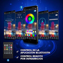 Carica l'immagine nel visualizzatore di Gallery, Striscia LED 10m, IP65 Impermeabile 12V Striscia, Bluetooth 20 Tasti...