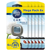 Carica l'immagine nel visualizzatore di Gallery, Ambi Pur Car Nuvole di Cotone Deodorante per Auto, Freschezza Naturale, Mega... - Ilgrandebazar