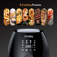 Carica l'immagine nel visualizzatore di Gallery, Innsky 5.5L Friggitrice ad aria calda 8 Funzioni Preimpostate + Funzione di... - Ilgrandebazar