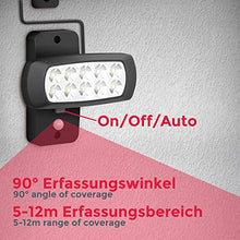 Carica l'immagine nel visualizzatore di Gallery, Faro LED solare esterno con sensore di movimento e crepuscolare, luce fredda...
