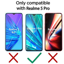 Carica l'immagine nel visualizzatore di Gallery, QHOHQ Vetro Temperato per Realme 5 PRO, [3 Pezzi] [Garanzia a Vita] 3 Pezzi