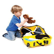 Carica l'immagine nel visualizzatore di Gallery, Trunki Valigia Cavalcabile Per Bambini: L'Ape 46 x 20.5 x 31 cm, Giallo
