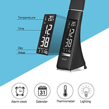Carica l'immagine nel visualizzatore di Gallery, WILIT U2 5W Lampada da tavolo LED, scrivania con schermo Nero - Ilgrandebazar
