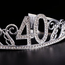Carica l'immagine nel visualizzatore di Gallery, Rhinestone di cristallo Tiara compleanno Princess Crowns Pettini per... - Ilgrandebazar