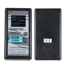 Carica l'immagine nel visualizzatore di Gallery, KKmoon Multi-funzionale Tester Transistor 128 * 160 TFT Display a grigio - Ilgrandebazar