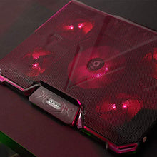 Carica l'immagine nel visualizzatore di Gallery, KLIM™ Cyclone - Base di Raffreddamento PC Portatile + Laptop Stand con Rosso