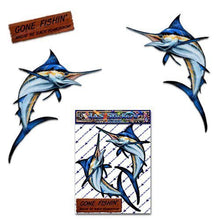 Carica l'immagine nel visualizzatore di Gallery, Marlin pesce spada piccoli adesivi per auto da pesca barche- ST00013TP_SML -... - Ilgrandebazar