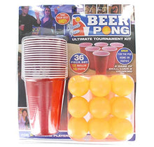 Carica l'immagine nel visualizzatore di Gallery, PMS 619028 36PC Beer Pong Set in Doppio Blister, Rosso - Ilgrandebazar